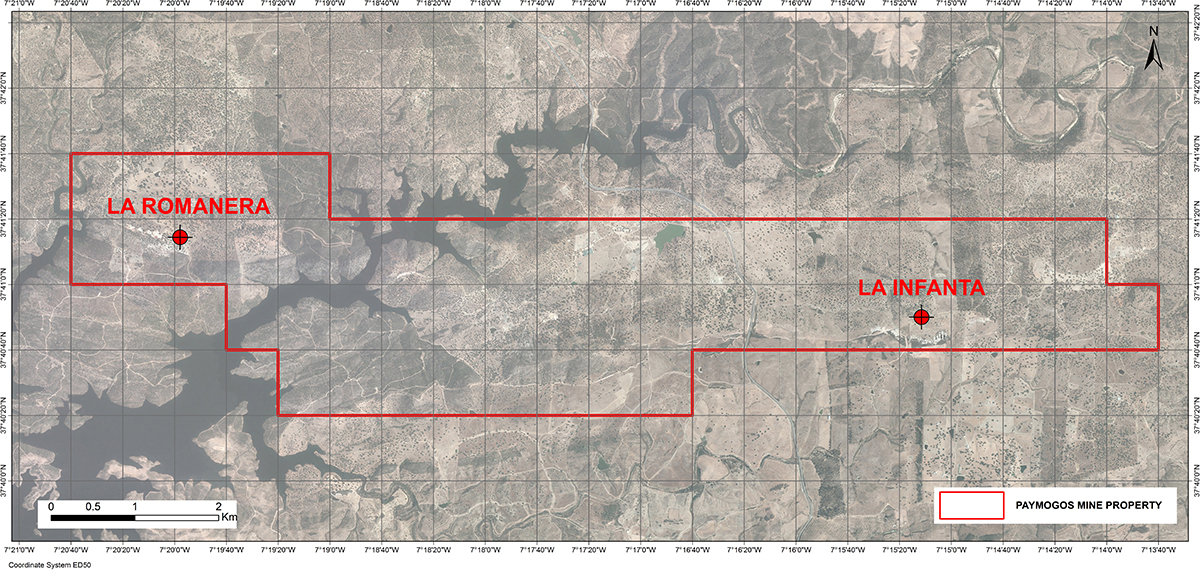 Paymogo La Infanta and Romanera Plan View Paymogo La Infanta and Romanera Plan View