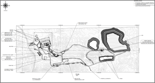Figure 3. Overall Site Layout of IBW Surface Facilities